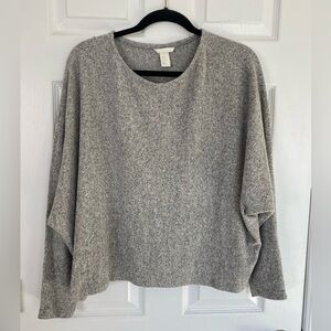 H&M- Gray- Dolman sleeve light weight sweater